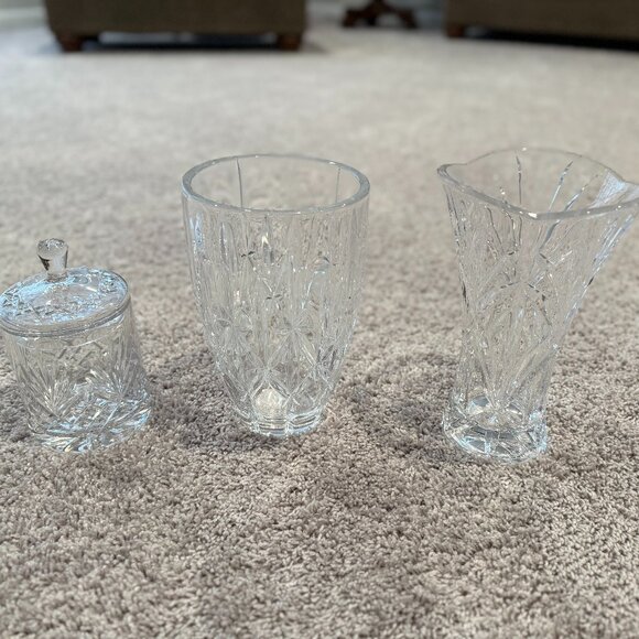 Leaded Crystal Vases - Picture 1 of 4